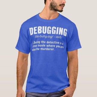 Camiseta Definição de Depuração T Programação de Codificaçã