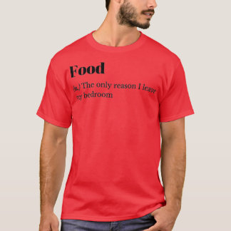 Camiseta Definição de Dicionário Engraçado de comida