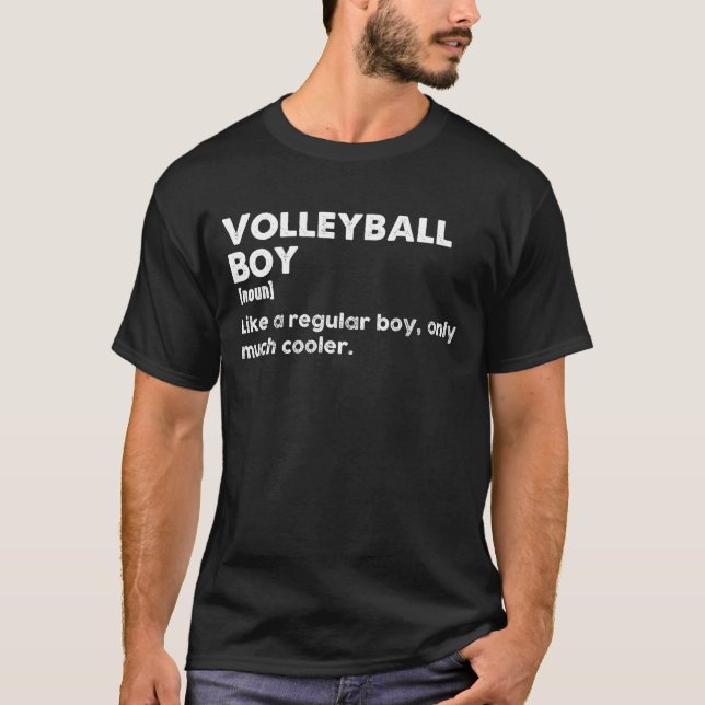 Camiseta Definição de Dicionário Engraçado de Voleibol (Frente)