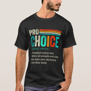 Camiseta Definição de direitos feministas feministas Retro 