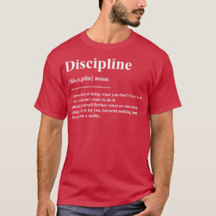 Camiseta Definição de Disciplina