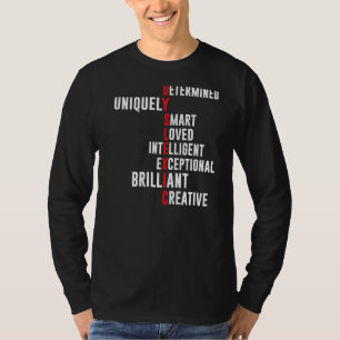 Camiseta Definição de dislexia, Determinada com Lov Intelig