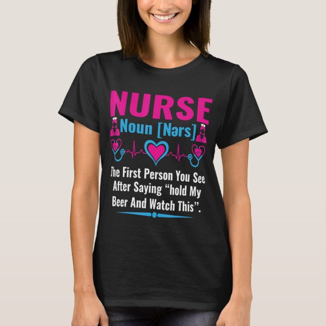 Camiseta Definição de Enfermeiro (Frente)
