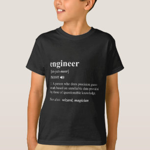 Camiseta Definição de Engenheiro Engenharias Engenharias Me