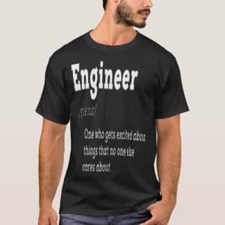 Camiseta Definição de engenheiro I é um Engenheiro