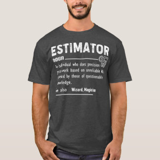 Camiseta Definição De Estimador Dom Engraçado Para Os Títul