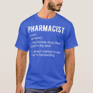 Camiseta Definição de Farmacêutico