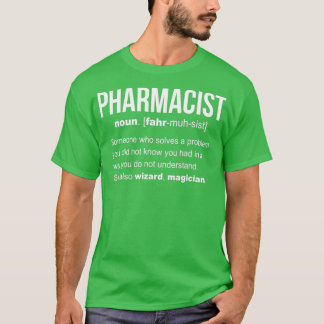 Camiseta Definição De Farmacêutico Para Farmacêuticos