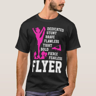 Camiseta Definição de Flyer de Cheerleading Flyer de Cheerl