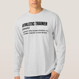 Camiseta Definição de formador atlético - Medicina desporti