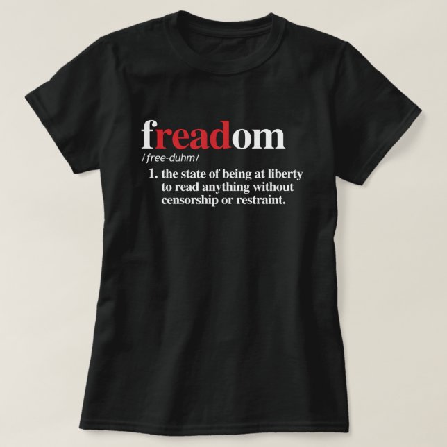 Camiseta definição de freadom (Frente do Design)