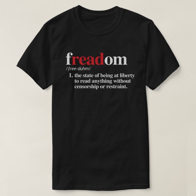 Camiseta definição de freadom (Frente do Design)