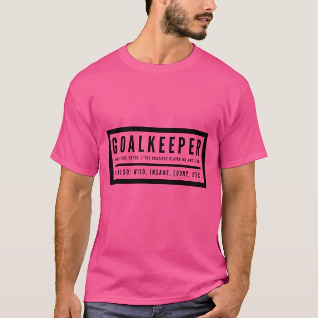 Camiseta Definição de golejista engraçado (Frente)