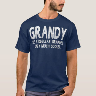 Camiseta Definição De Grandy Como Vovô Normal Apenas