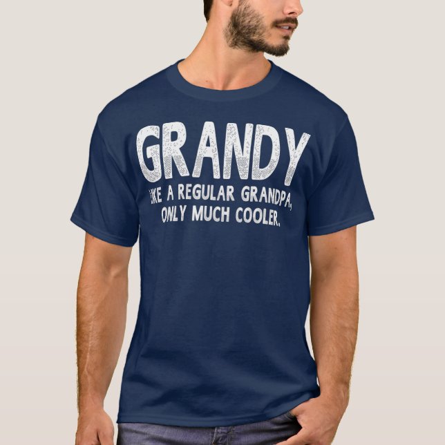 Camiseta Definição De Grandy Como Vovô Normal Apenas (Frente)