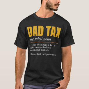 Camiseta Definição de Imposto do Papai Homens Engraçado Dia