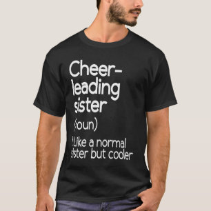 Camiseta Definição de Irmã de Torcida Torcedora