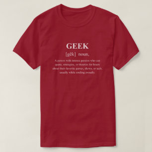 Camiseta Definição de jogo engraçado para geeks com jogos d