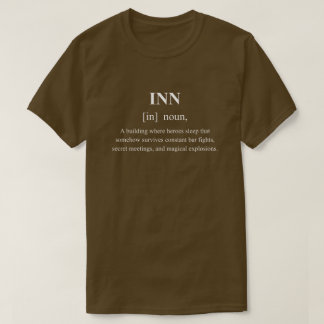 Camiseta Definição de Jogo RPG Divertida com Texto Branco