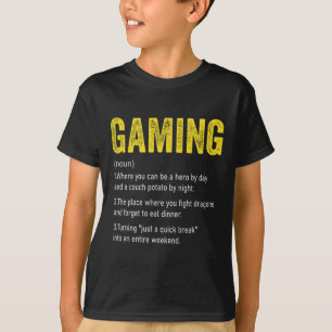 Camiseta Definição de jogos engraçada1