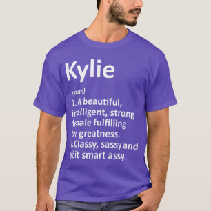 Camiseta Definição de KYLIE Nome Personalizado Natal Divert