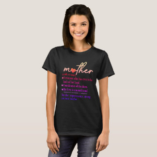 Camiseta Definição de Mãe Citação de Amor