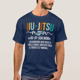 Camiseta Definição de Mãe de JiuJitsu Mama de BJJ Lutadora