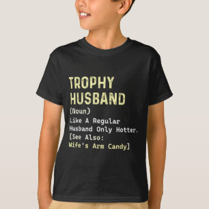 Camiseta Definição de Marido Troféu Braço da Esposa Design