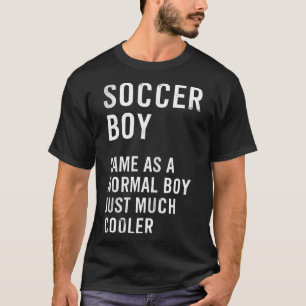 Camiseta Definição de Menino de Futebol Engraçado