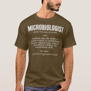 Camiseta Definição de Microbiólogo