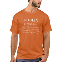 Definição de Monstro Engraçado Goblin com Texto Br