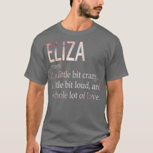 Camiseta Definição de nome da garota Eliza