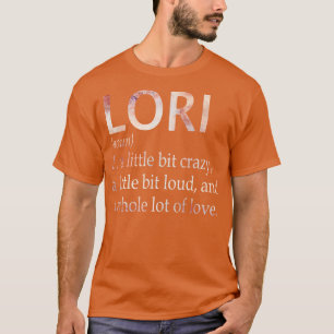 Camiseta Definição de Nome da Menina Lori