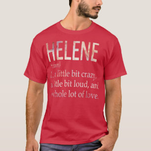 Camiseta Definição de Nome da Rapariga Helene