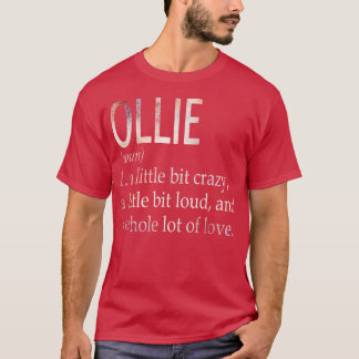 Camiseta Definição de Nome da Rapariga Ollie