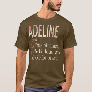 Camiseta Definição de Nome de Rapariga Adeline