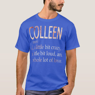 Camiseta Definição de Nome de Rapariga Colleen