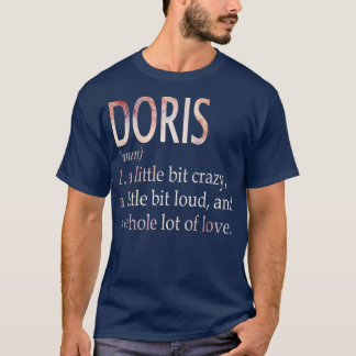 Camiseta Definição de Nome de Rapariga Doris