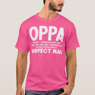 Camiseta Definição de Oppa K-Pop