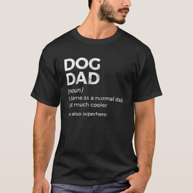 Camiseta Definição de Pai de Cães (Frente)