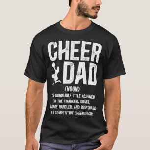 Camiseta Definição de Pai de Cheerleader Pai de uma Cheerle
