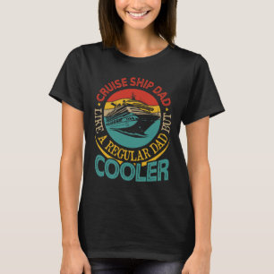 Camiseta Definição de Pai de Cruzeiros Navio Mais Legal do