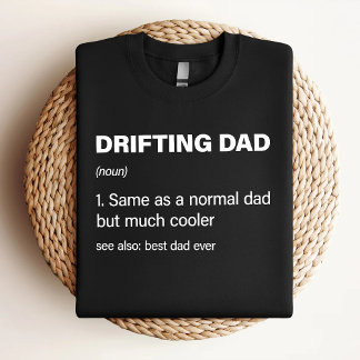 Camiseta Definição de Pai de Drifting Engraçada