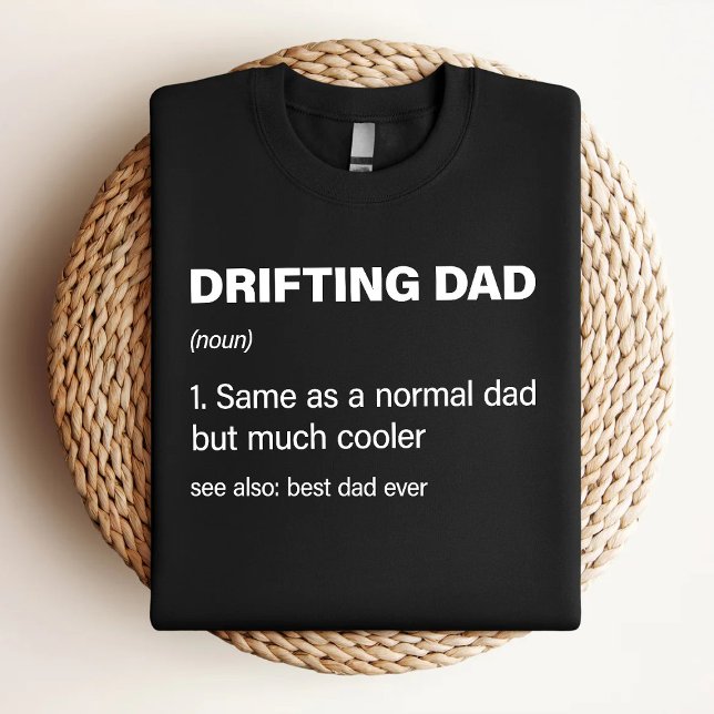 Camiseta Definição de Pai de Drifting Engraçada (Criador carregado)