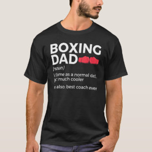 Camiseta Definição de Pai que Pratica Boxe Melhor Treinador
