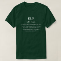 Definição de Personagem Engraçado de Elfo com Text