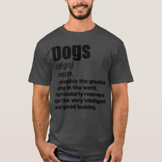 Camiseta Definição de presentes de amante de animais de com
