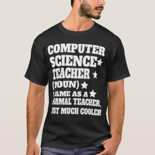 Camiseta Definição de Professor de Ciência da Computação Ca