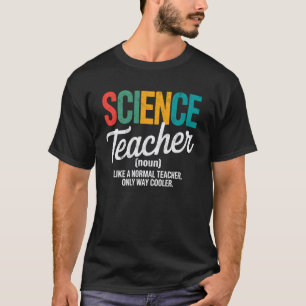 Camiseta Definição de Professor de Ciência Piada Como Norma