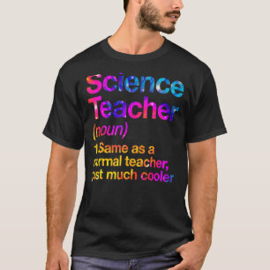 Camiseta Definição de Professor de Ciências Primeiro Dia Ti